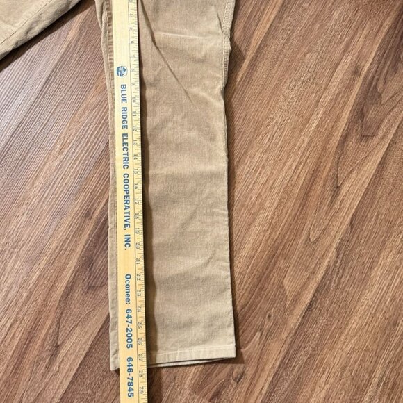 Woolrich Khaki Corduroy Pants Size 6 Cotton Spandex Straight Leg Five Pocket - Picture 5 of 8